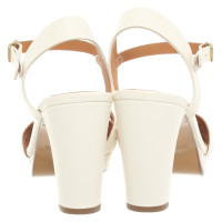 Chie Mihara Sandals Leather in Cream