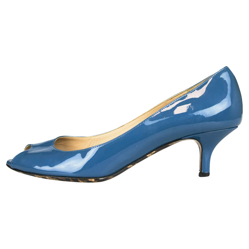 Dolce & Gabbana Pumps/Peeptoes Patent leather in Blue
