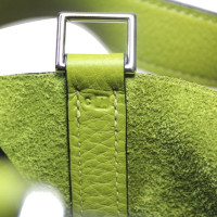 Hermès Picotin aus Leder in Grün