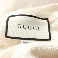 Gucci Oberteil aus Baumwolle in Creme