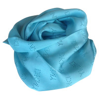 Dkny Blue silk scarf