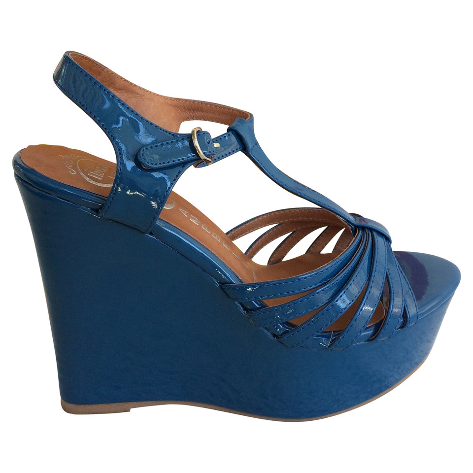Jeffrey Campbell Sandals Leather in Blue