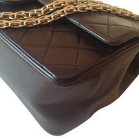 Chanel Classic Flap Bag Medium Leather in Brown