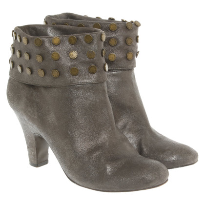Marc By Marc Jacobs Stivaletti in Pelle in Grigio