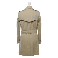 Burberry Veste/Manteau en Coton en Beige