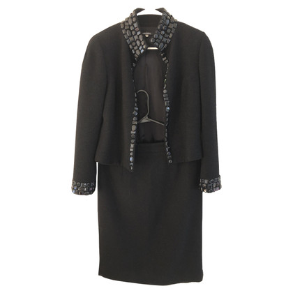 Amorimiei Paolo Petrone Suit Wol in Zwart
