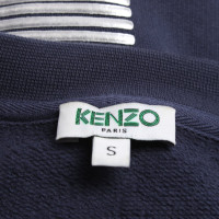 Kenzo Top con applicazione faber argento