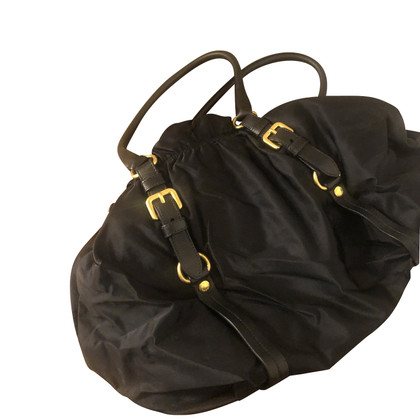 Prada Shoulder bag Silk in Black