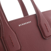 Burberry Handtas Leer in Bordeaux