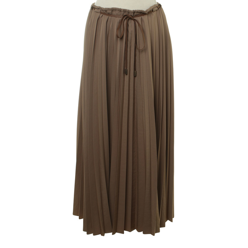 Brunello Cucinelli Maxi skirt in light brown