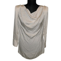 Laurèl Silk blouse with waterfall neck