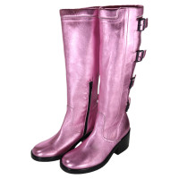 A. F. Vandevorst Stiefel aus Leder in Rosa / Pink