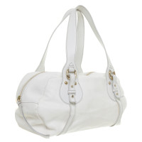 Furla Lederhandtasche in Weiss