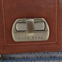 Hugo Boss Canvas / leather handbag