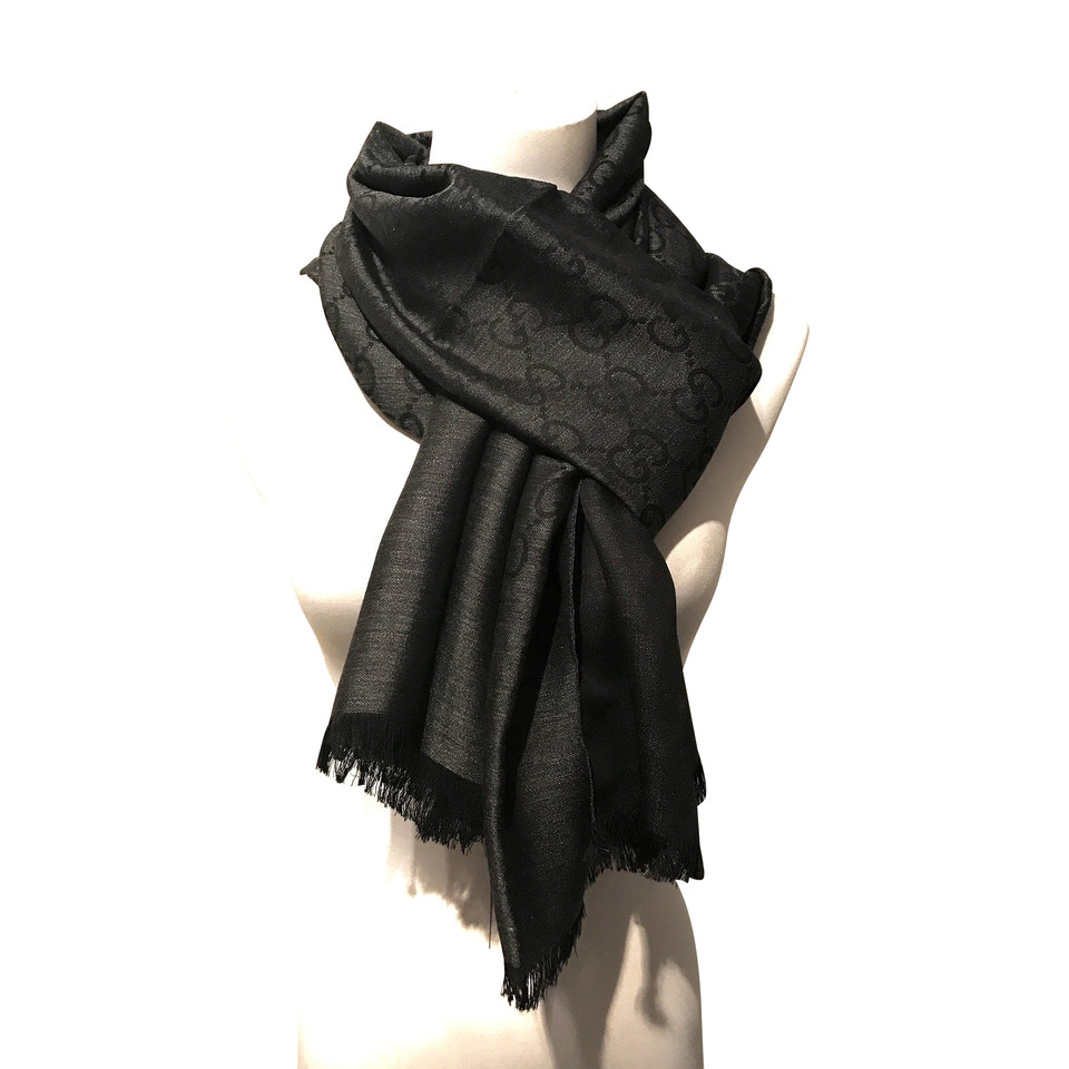 Gucci Guccissima scarf wool/silk