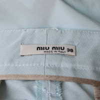 Miu Miu Shorts in lichtblauw