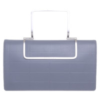 Chanel Clutch Bag Leather in Grey