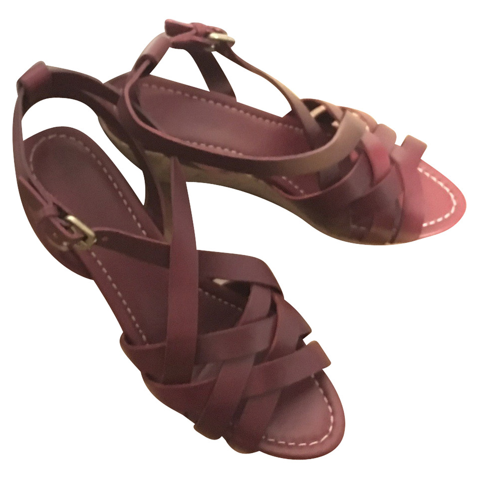 Navyboot Wedges in Bordeaux
