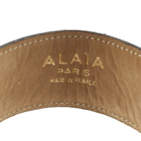Alaïa Cintura in pelle di rettile