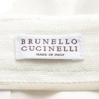 Brunello Cucinelli Maxi jupe à la crème