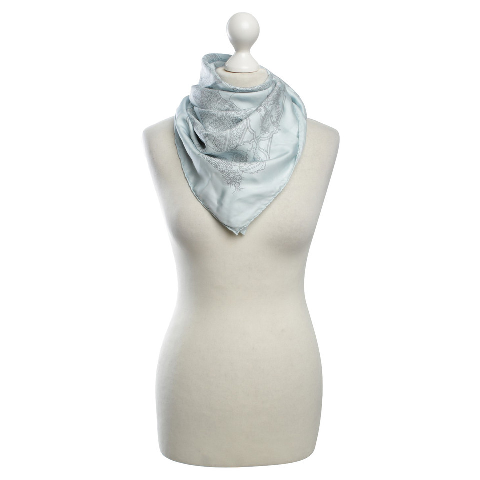 Hermès Silk scarf in light blue