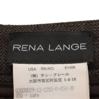 Rena Lange Pantalon à motif chevrons
