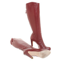 Strenesse Plateau boots in red