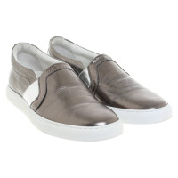 Lanvin Slippers/Ballerinas Leather in Grey