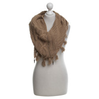 Pinko Cardigan & scarf in light brown