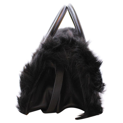 Rochas Handbag with fur trim