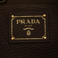 Prada Handtas Leer in Bruin