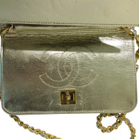Chanel Goldfarbene Flap Bag