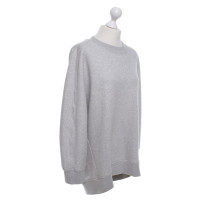 Balenciaga Sweatshirt in gevlekt licht grijs