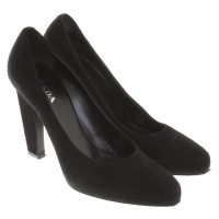 Prada pumps suede