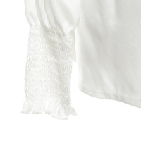 The Row Top en Coton en Blanc