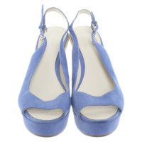 Guess Wedges Suede in Blue