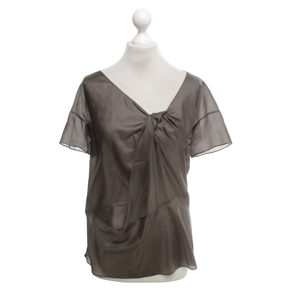 Chloé Camicia di seta in grigio