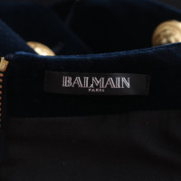 Balmain Dress Cotton in Blue