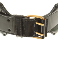Mc Q Alexander Mc Queen Patent leather waist belt