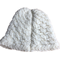 Moncler Casquette en blanc