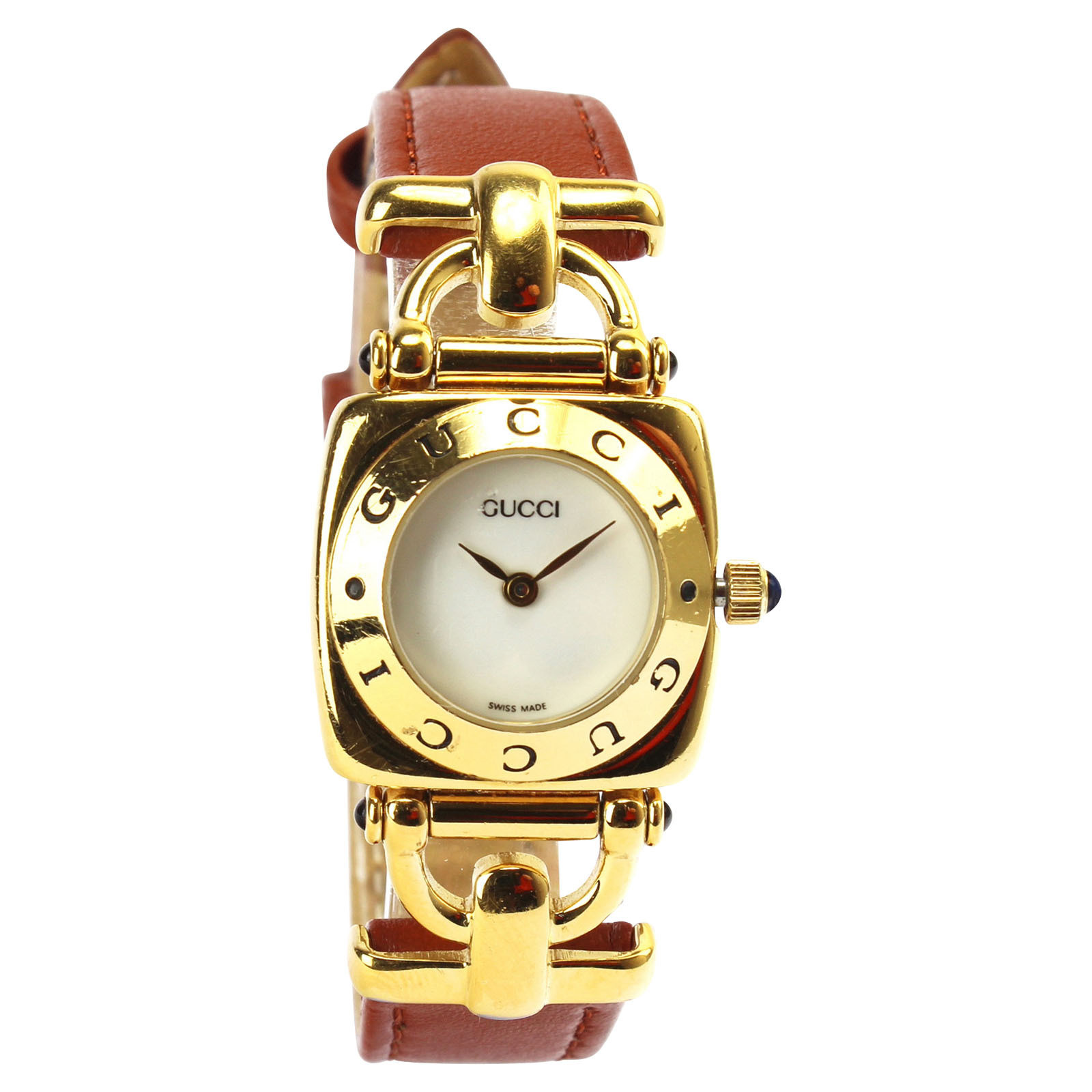 Gucci Armbanduhr aus Stahl in Gold - Second Hand Gucci Armbanduhr aus Stahl  in Gold gebraucht kaufen für 285€ (7716113)