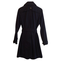 Drykorn Trench coat in blu scuro 