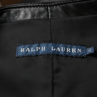 Ralph Lauren Vest Leer in Zwart