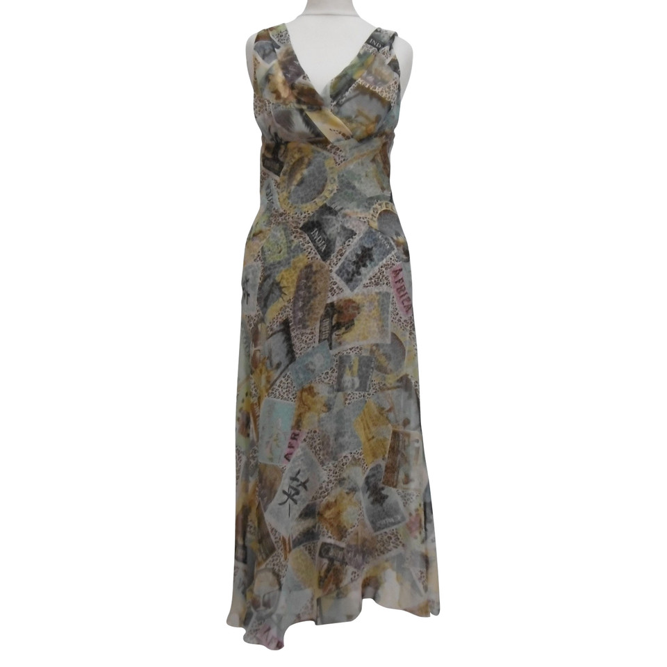 Diane Von Furstenberg zijden jurk met patroon