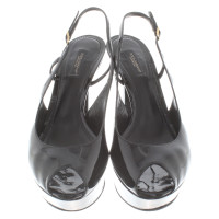 Dolce & Gabbana Peep-dita dei piedi in nero