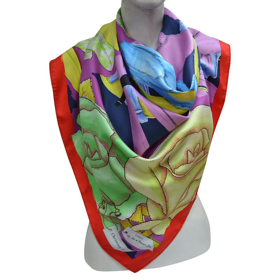 Christian Dior Silk scarf with pattern - Buy Second hand Christian Dior