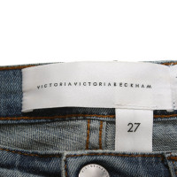 Victoria By Victoria Beckham Jeans in Cotone in Blu