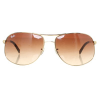 Ray Ban Sunglasses with gold-colored frame