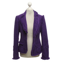 Moschino Cheap And Chic Wool blazer in purple