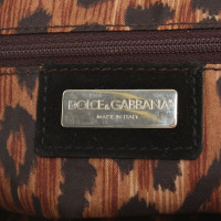 Dolce & Gabbana Clutch aus Wildleder